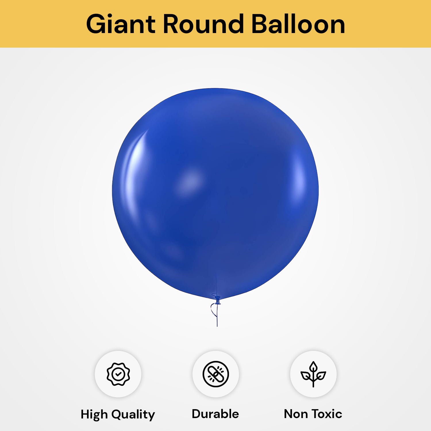 PMLAND 36 Inch Giant Gold Jumbo Latex Balloons (6 Pcs) - Helium PMLAND 36 Inch Giant Gold Jumbo Latex Balloons (6 Pcs) - Helium
