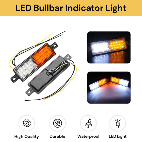 2PCs LED Bullbar Indicator Lights
