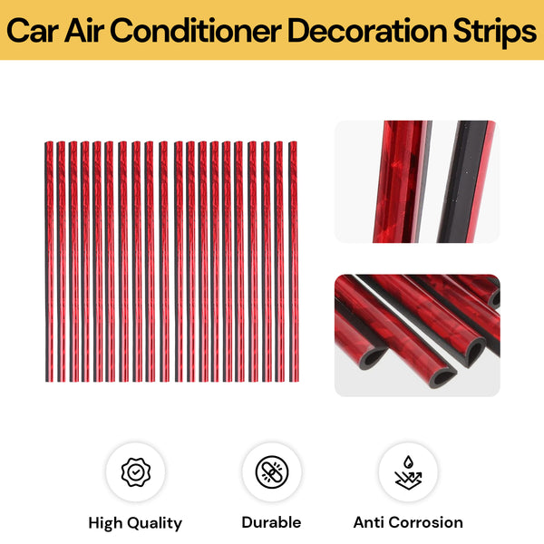 20PCs Car Air Conditioner Decoration Strips