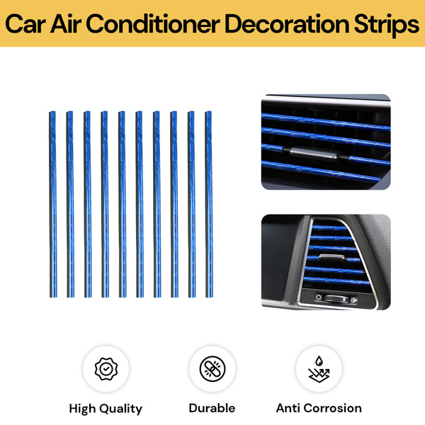 10PCs Car Air Conditioner Decoration Strips