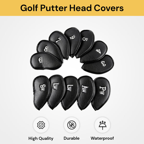 12PCs Golf Putter Head Covers