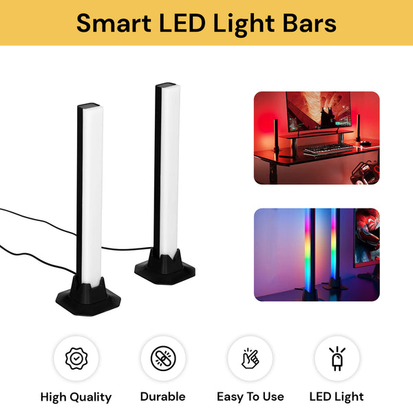 2PCs Smart LED Light Bars
