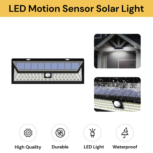 LED Motion Sensor Solar Light