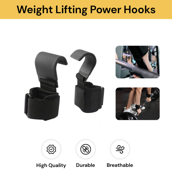 Pair Of Weight Lifting Power Hooks