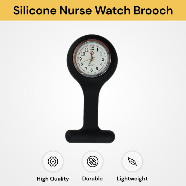 Silicone Nurse Watch Brooch
