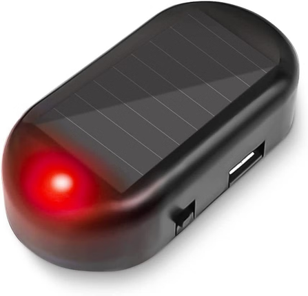 LED-Light Fake Solar Car Alarm Warning Security Simulate Anti Theft Flashing fre