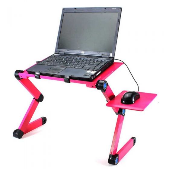 Plastic Laptop Table with Cooling Fan 5as4d