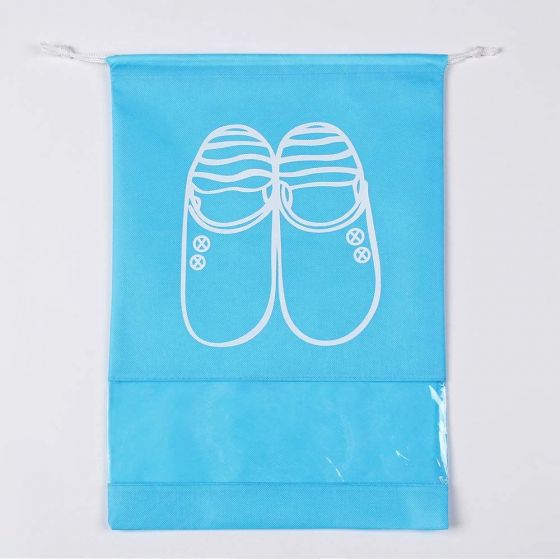 1 PCS Non-Woven Fabric Dustproof Shoe Bags with Drawstring for Travel 61xei05jbgl._sl1000