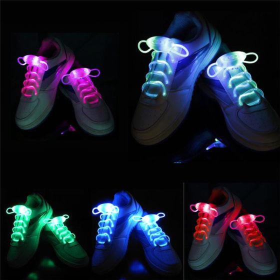 Flash LED Light Up Glow Shoelaces Shoe Laces For Party Skating HIP-HOP Dance 67567567567