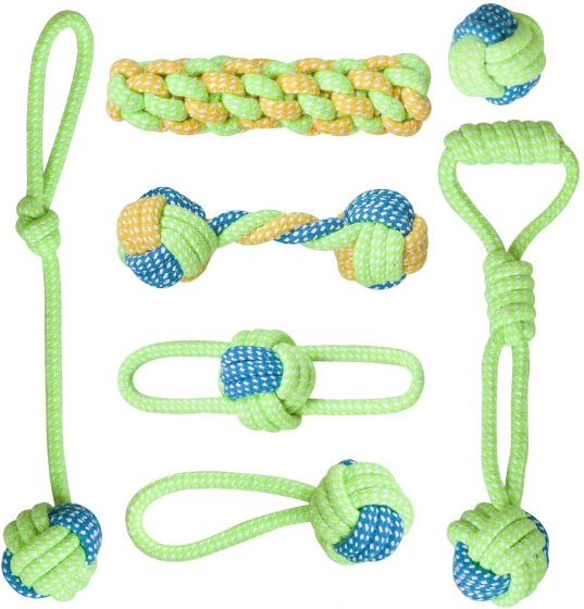7Pcs Dog Rope Toys Braided Rope 81psmdvmizl._ac_sl1500