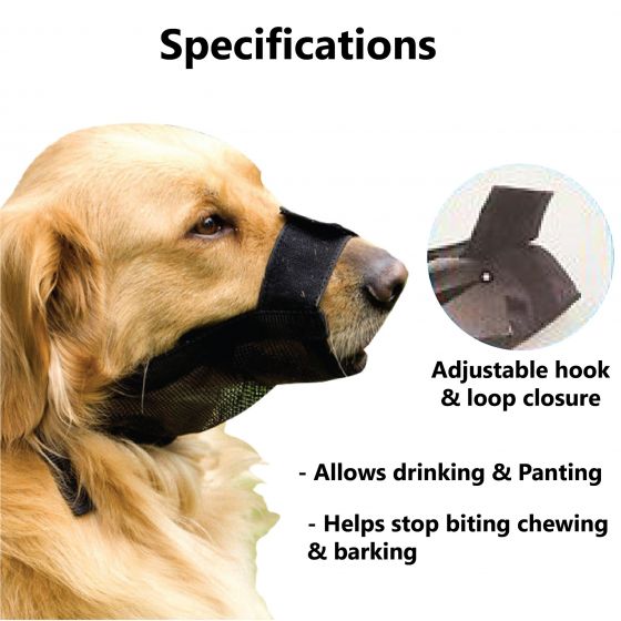 Dog Mask Mouth Muzzle