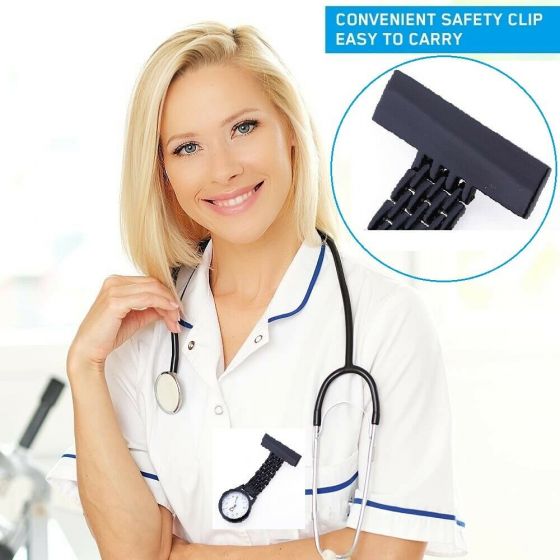 Metal Nurse Chain Brooch Fob Watch Nursing Nurses Pendant Clip-on Pocket fdgretert_3