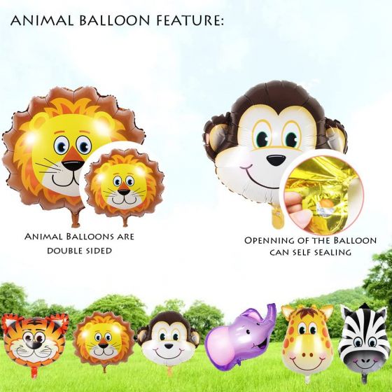 Jungle Animals Balloons