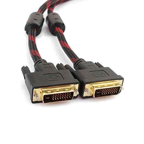 1.5M High Quality DVI Cable 24+1 Gold Plated DVI-D Dual Link iopiopiop