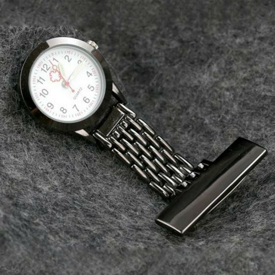 Metal Nurse Chain Brooch Fob Watch Nursing Nurses Pendant Clip-on Pocket rte