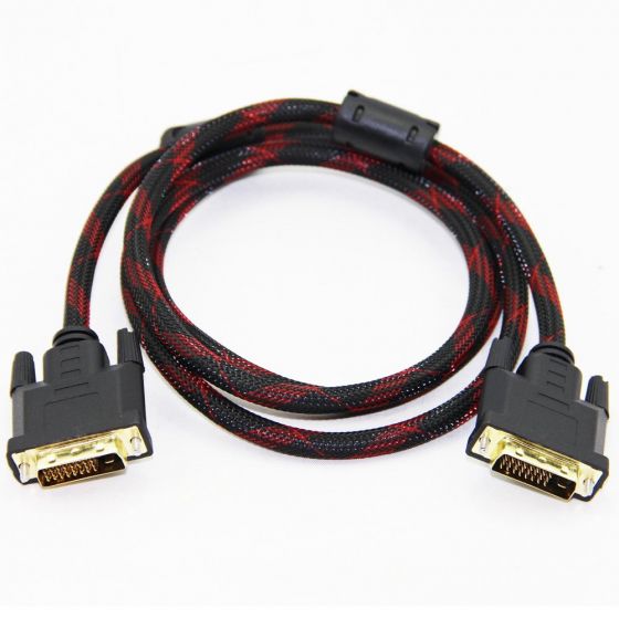 1.5M High Quality DVI Cable 24+1 Gold Plated DVI-D Dual Link rtretert