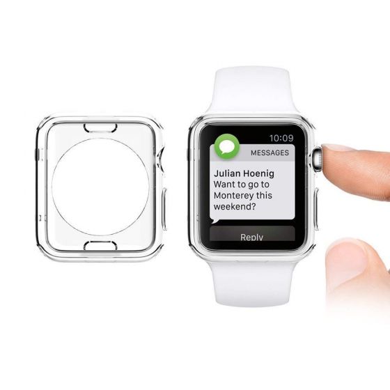 compatible iWatch 1/2/3 Transparent TPU case 42/38mm sdfsdfg