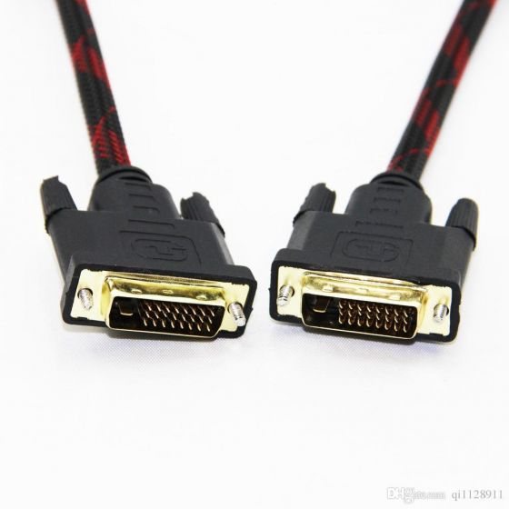 1.5M High Quality DVI Cable 24+1 Gold Plated DVI-D Dual Link uiouio