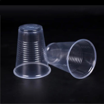 200PCS Disposable Plastic Cups Clear Reusable Drinking Water Cup Party 200ml