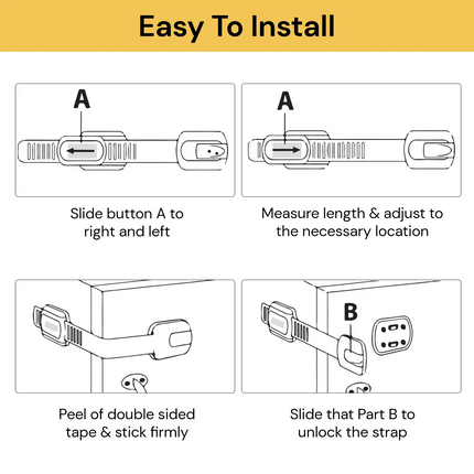 Baby Kids Safety Home Locks Protecter Door Fridge Drawer