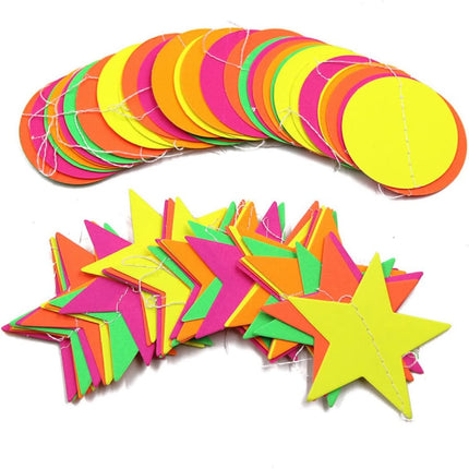 Neon Paper Garland