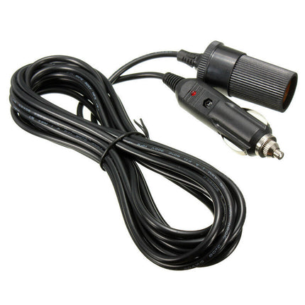 5m Car Cigarette Lighter Adapter Extension Cable Socket Cigar Charger Lead 12V