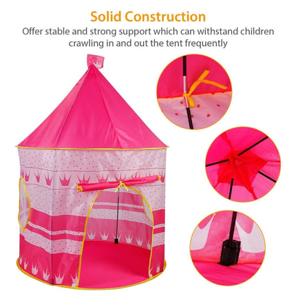 Kids Playhouse Play tent Pop Up Castle Princess Indoor Outdoor( Girls/Boys)