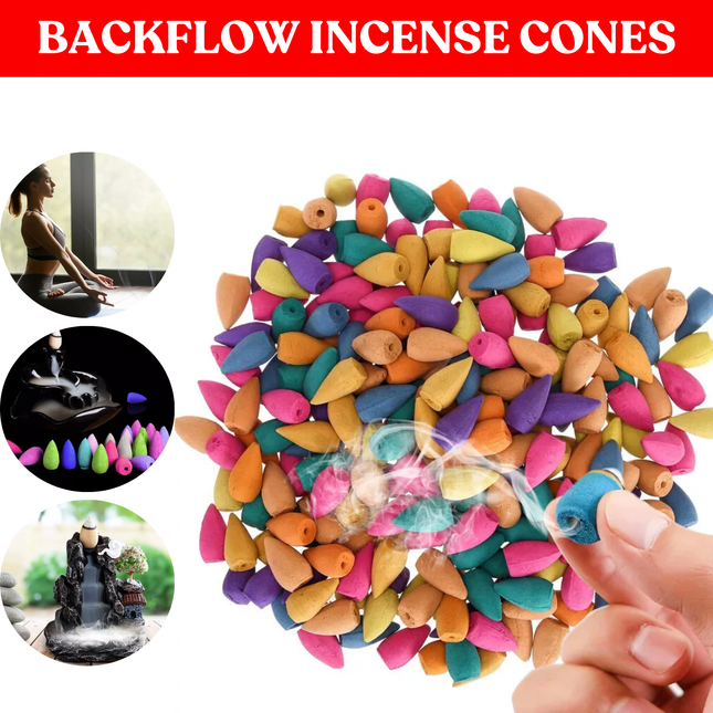 Natural Backflow Incense Smoke Bullet Incense Cones