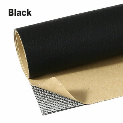 Self Adhesive Leather Repair Patch | Black