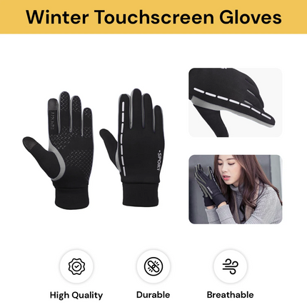 Pair Of Winter Touchscreen Gloves