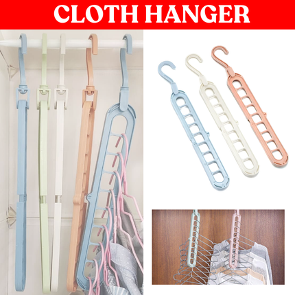 Space Saving Clothes Hangers Plastic Magic Closet Organizer