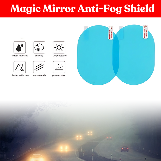 Rainproof Car Rearview Mirror Sticker Anti-fog Protective Film Rain Shield