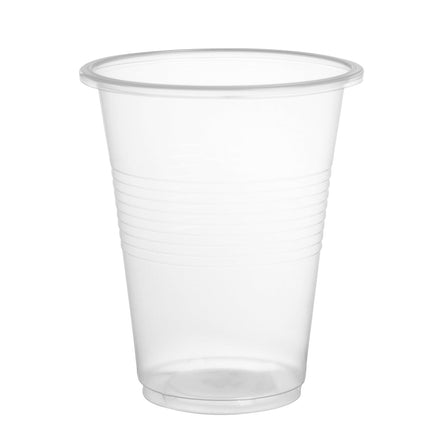 200PCS Disposable Plastic Cups Clear Reusable Drinking Water Cup Party 200ml