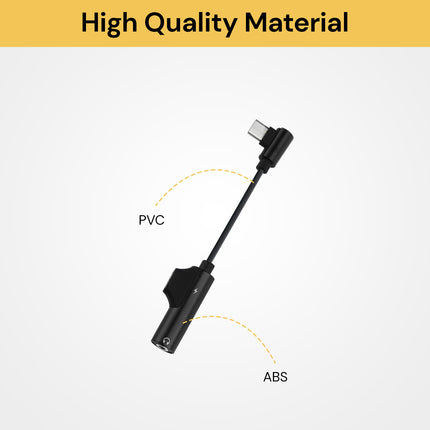 2 In 1 USB Type C to 3.5mm Audio Jack Charger