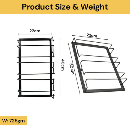 3/4 Slots Wine Glass Rack