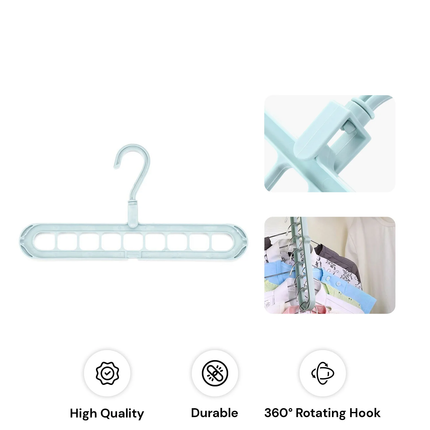 Space Saving Clothes Hangers Plastic Magic Closet Organizer