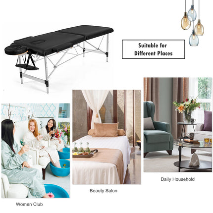 Aluminum Massage Table 2 Folding Salon Lash Bed Portable Spa Table Couch Black 2_94ac1dd2-1c3b-419b-abe5-9c553a88eae9