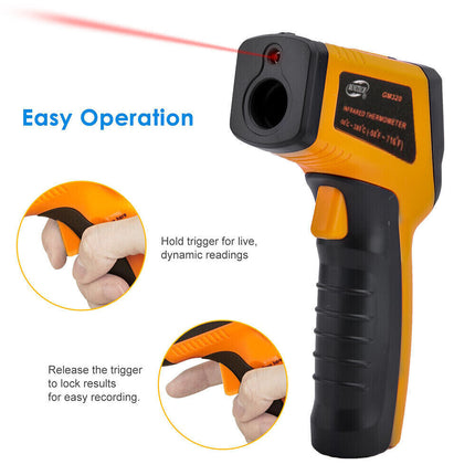 Non-contact Digital Laser Infrared Thermometer LCD IR Temp Meter Temperature Gun