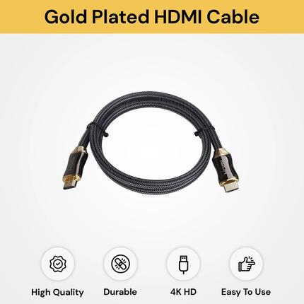 Premium HDMI Cable 4K Ultra HD 3D High Speed Ethernet 1m 2m 3m 5m 10m 15m