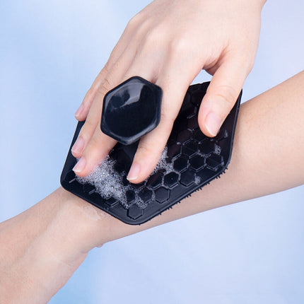 Silicone Body Scrubber Shower Exfoliating Scrub Bath Washing Massage Tool