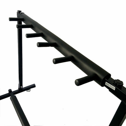 Stylish Guitar Stand Tidy Storage Rack Fits 5 Guitars Metal Padded Foam