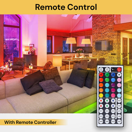 300 LEDs 5050 RGB 5M LED Strip With Controller Remote Adapter