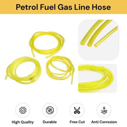 3PCs Petrol Fuel Gas Line Hose