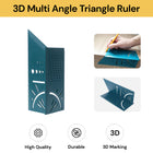 3D Multi Angle Triangle Ruler
