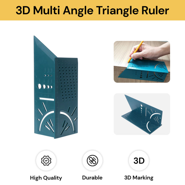 3D Multi Angle Triangle Ruler