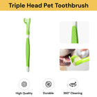 Triple Head Pet Toothbrush