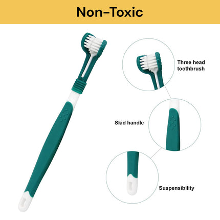 BUY Dog Nail Clipper With Nail File GET Triple Head Pet Toothbrush FREE