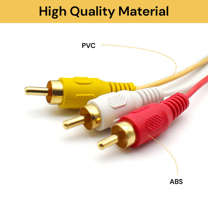 HDMI To 3 RCA Cable