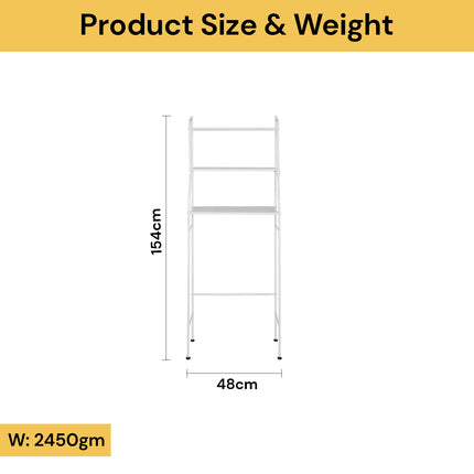 3-Tier Toilet Bathroom Rack