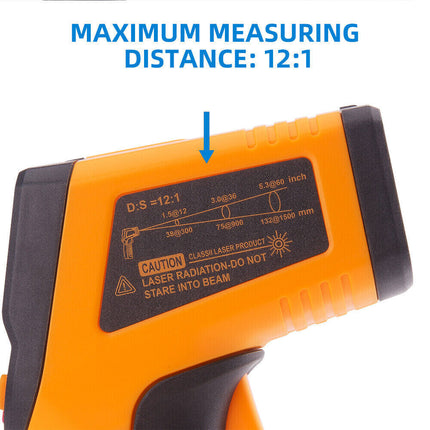 Non-contact Digital Laser Infrared Thermometer LCD IR Temp Meter Temperature Gun